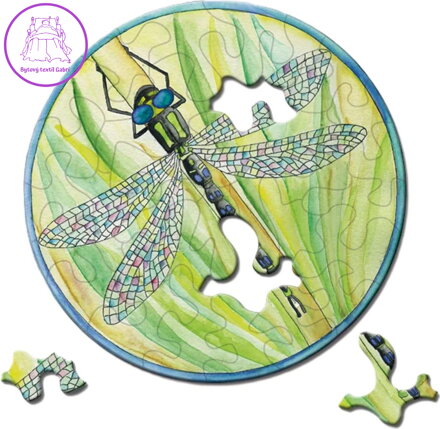 CURIOSI Kulaté puzzle Picoli: Vážka 33 dílků