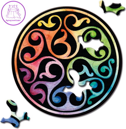 CURIOSI Kulaté puzzle Picoli: Pupen 33 dílků