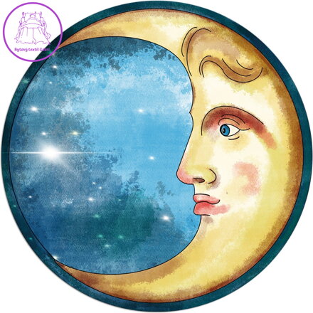 CURIOSI Kulaté puzzle Picoli: Měsíc 33 dílků