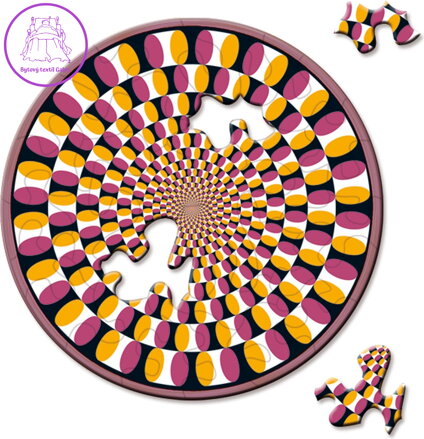 CURIOSI Kulaté puzzle Picoli: Houpačka 33 dílků