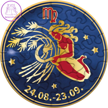 CURIOSI Kulaté puzzle Zvěrokruh: Panna 33 dílků