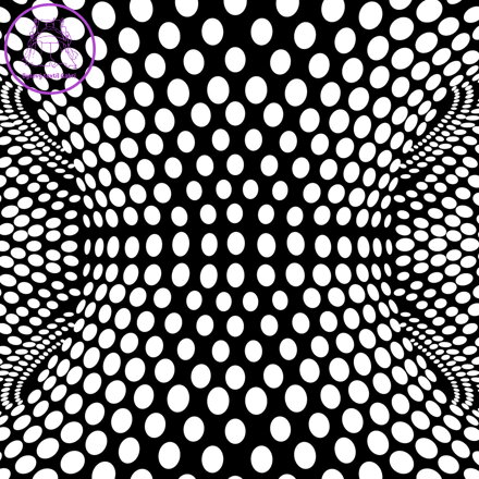 CURIOSI Čtvercové puzzle Q Shimmer: Iluze III 79 dílků