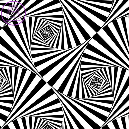 CURIOSI Čtvercové puzzle Q Shimmer: Iluze V 79 dílků