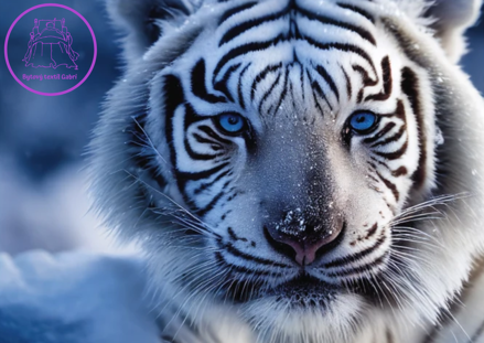 DINO Puzzle Bílý tygr 1000 dílků