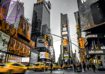 DINO Puzzle Times Square 2000 dílků