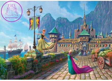 SCHMIDT Puzzle Disney Frozen: Oslava v Arendelle 1000 dílků