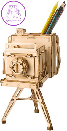 ROBOTIME Rolife 3D dřevěné puzzle Historický fotoaparát 142 dílků