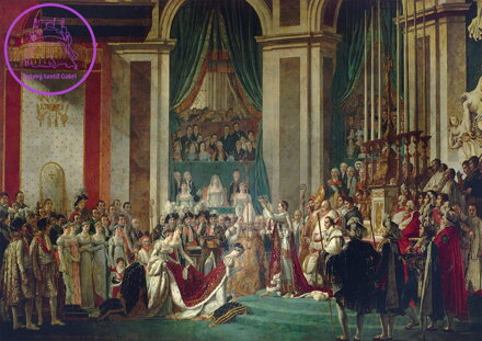 BLUEBIRD Puzzle Korunovace císaře Napoleona I. a císařovny Josefíny (1805-7) 1000 dílků