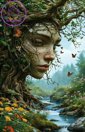 NORIMPEX Diamantové malování Matka Země 30x40cm