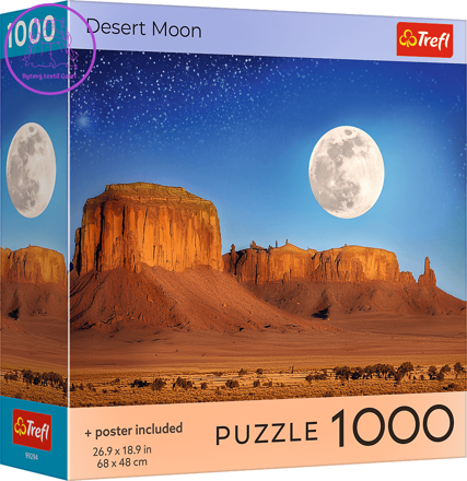 TREFL Puzzle Měsíc nad pouští 1000 dílků