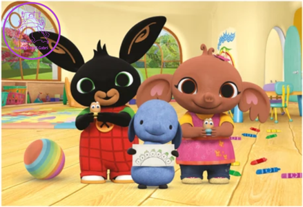 DINO Puzzle Bing maluje 24 dílků