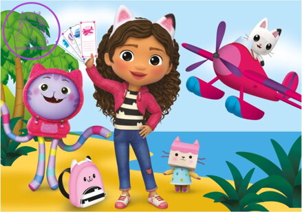 DINO Puzzle Gábinin kouzelný domek: Cestovatelka 100 XL dílků