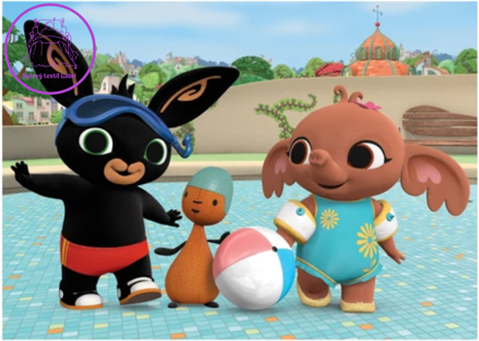 DINO Puzzle Bing u bazénu 24 dílků