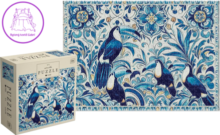 INTERDRUK Puzzle Art on Tiles: Tukani 500 dílků