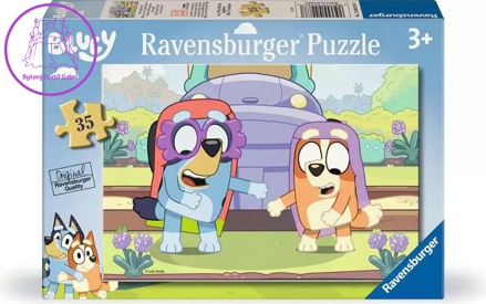 RAVENSBURGER Puzzle Bluey: Návštěva u babičky 35 dílků
