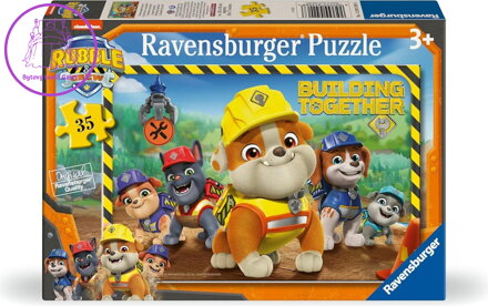RAVENSBURGER Puzzle Rubble a jeho parta 35 dílků
