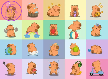 RAVENSBURGER Puzzle Kapybara XXL 100 dílků