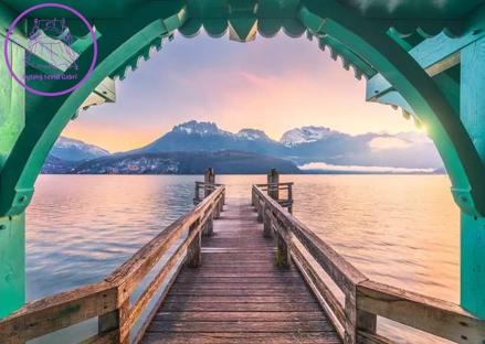 RAVENSBURGER Puzzle Jezero Annecy 1000 dílků