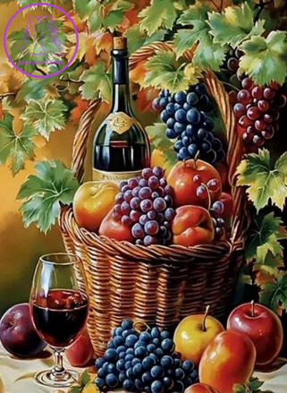 NORIMPEX Diamantové malování Zátiší 30x40cm