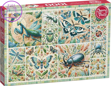 CHERRY PAZZI Puzzle Mozaika miniaturní divočiny 1000 dílků