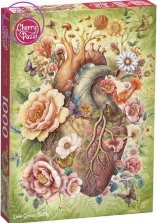 CHERRY PAZZI Puzzle Něžný rozkvět lásky 1000 dílků