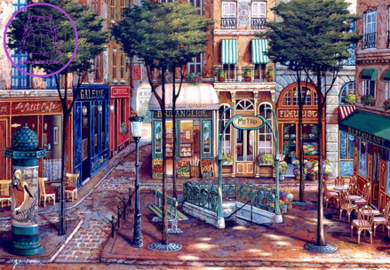 BLUEBIRD Puzzle Pařížské metro 1000 dílků