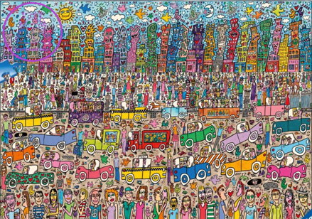 RAVENSBURGER Puzzle Nothing is as pretty as a Rizzi City 5000 dílků