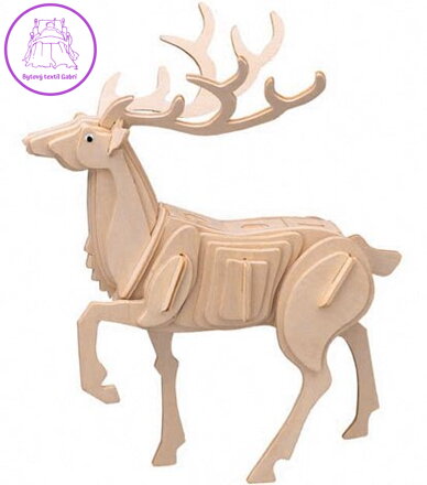 WOODEN TOY , WCK 3D puzzle Jelen