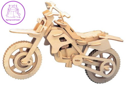 WOODEN TOY , WCK 3D puzzle Terénní motorka