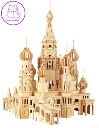 WOODEN TOY , WCK 3D puzzle Chrám St. Petersburg velký
