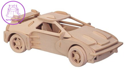 WOODEN TOY , WCK 3D puzzle Ferrari F-20