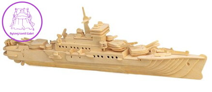 WOODEN TOY , WCK 3D puzzle Křižník
