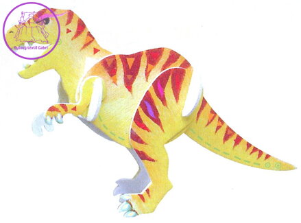 ARTLOVER 3D puzzle Tyranosaurus Rex s barvičkami
