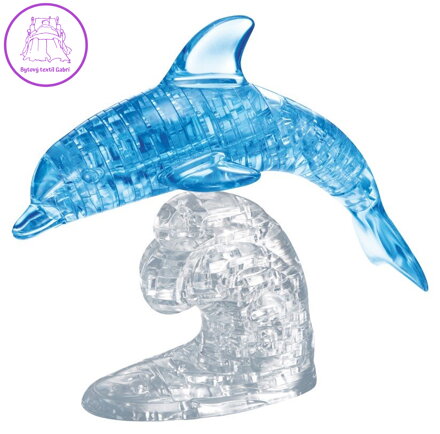 HCM KINZEL 3D Crystal puzzle Skákající delfín 95 dílků