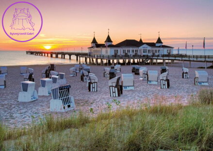 RAVENSBURGER Puzzle Ahlbeck, ostrov Uznojem (Usedom) 1000 dílků