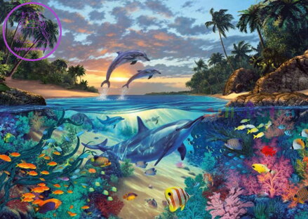 RAVENSBURGER Puzzle Korálové moře 1000 dílků