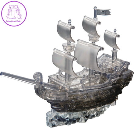 HCM KINZEL 3D Crystal puzzle Pirátská loď 101 dílků
