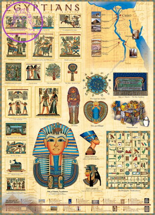EUROGRAPHICS Puzzle Staří Egypťané 1000 dílků