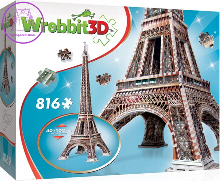 WREBBIT 3D puzzle Eiffelova věž 816 dílků