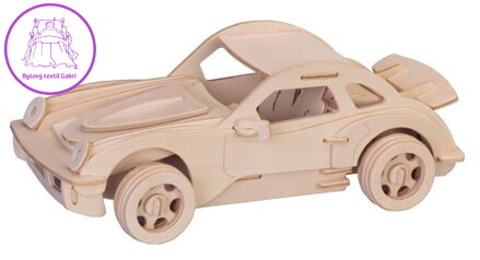 WOODEN TOY , WCK 3D puzzle Porsche