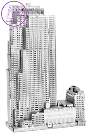 METAL EARTH 3D puzzle 30 Rockefeller Plaza (GE Building)