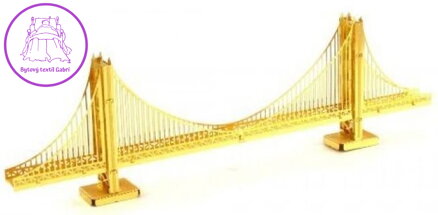 METAL EARTH 3D puzzle Most Golden Gate (zlatý)