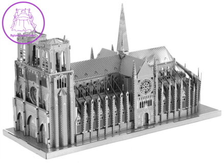 METAL EARTH 3D puzzle Katedrála Notre-Dame (ICONX)