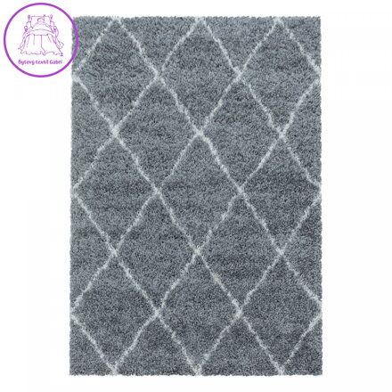 Kusový koberec Alvor Shaggy 3401 grey