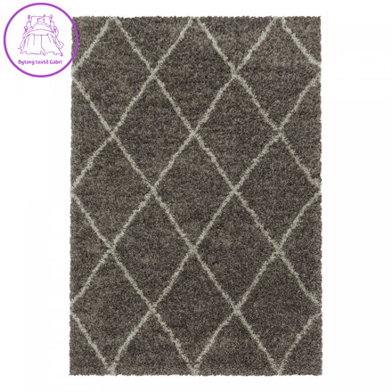Kusový koberec Alvor Shaggy 3401 taupe