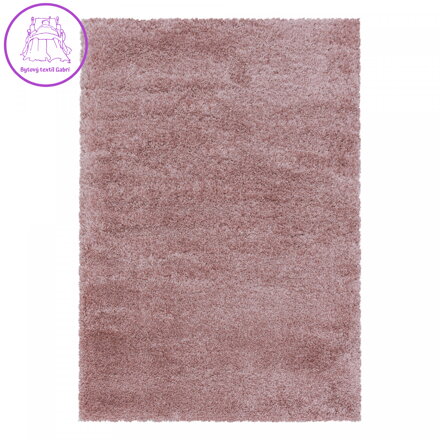 Kusový koberec Fluffy Shaggy 3500 rose