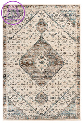 Kusový koberec Inca 359 cream