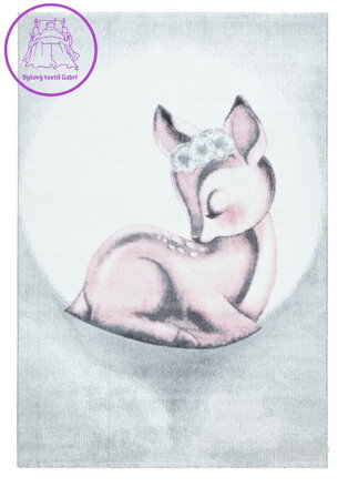 Dětský kusový koberec Bambi 850 pink