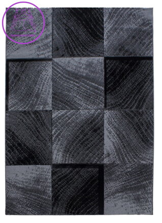 Kusový koberec Plus 8003 black