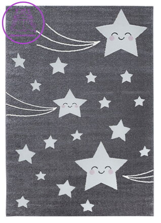 Dětský kusový koberec Kids 610 grey